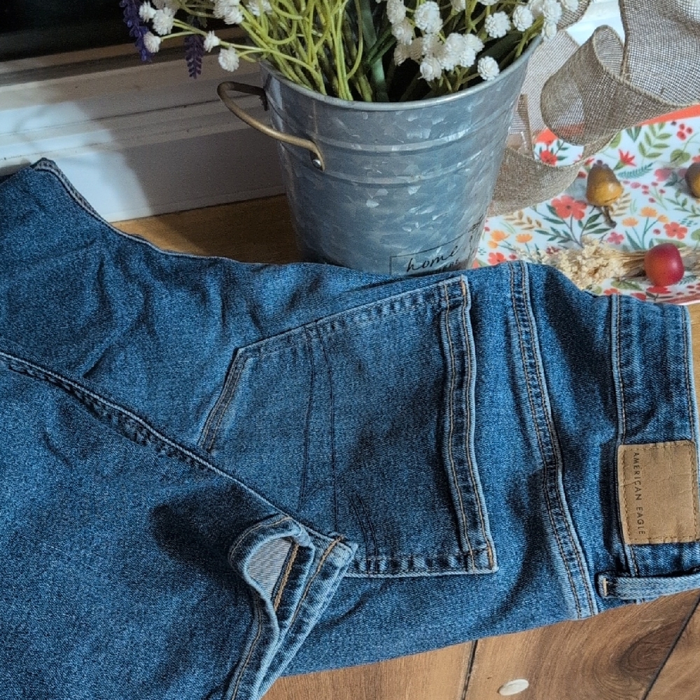 American Eagle Outfitters Blue Straight Leg Jeans